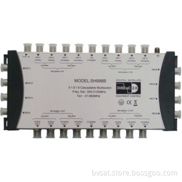 9in 9out 8subscriber Cascadable Multiswitch 